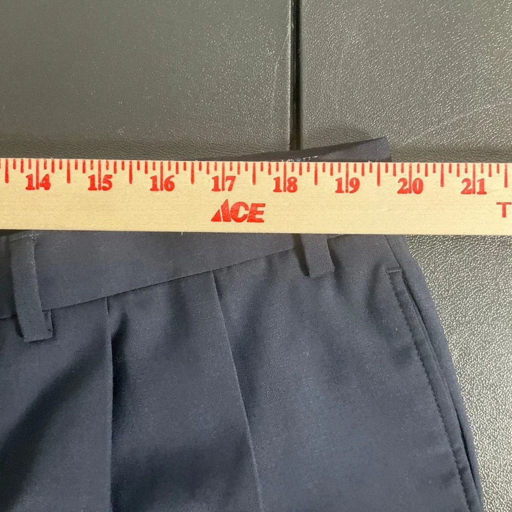 Lauren Ralph Lauren Mens High Performance Wool‎ Pleated Dress Pants 40W 30L